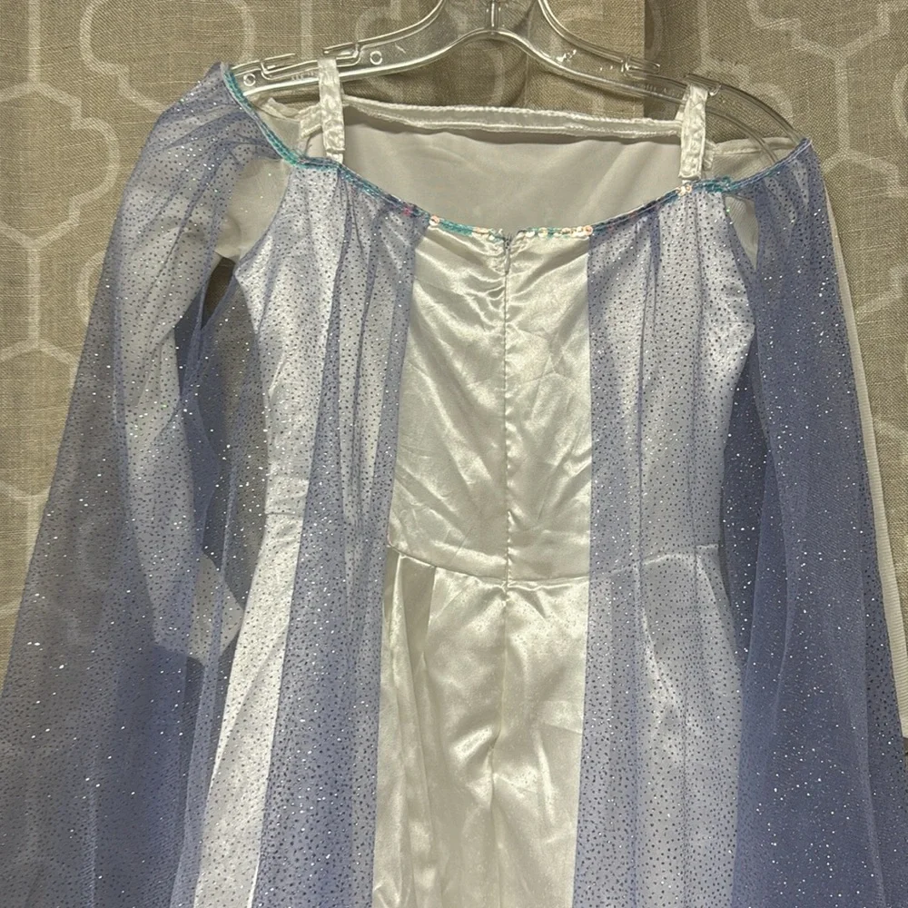 Frozen Elsa snow queen 2 Disney princess size girls kids 7-8 - Picture 7 of 9